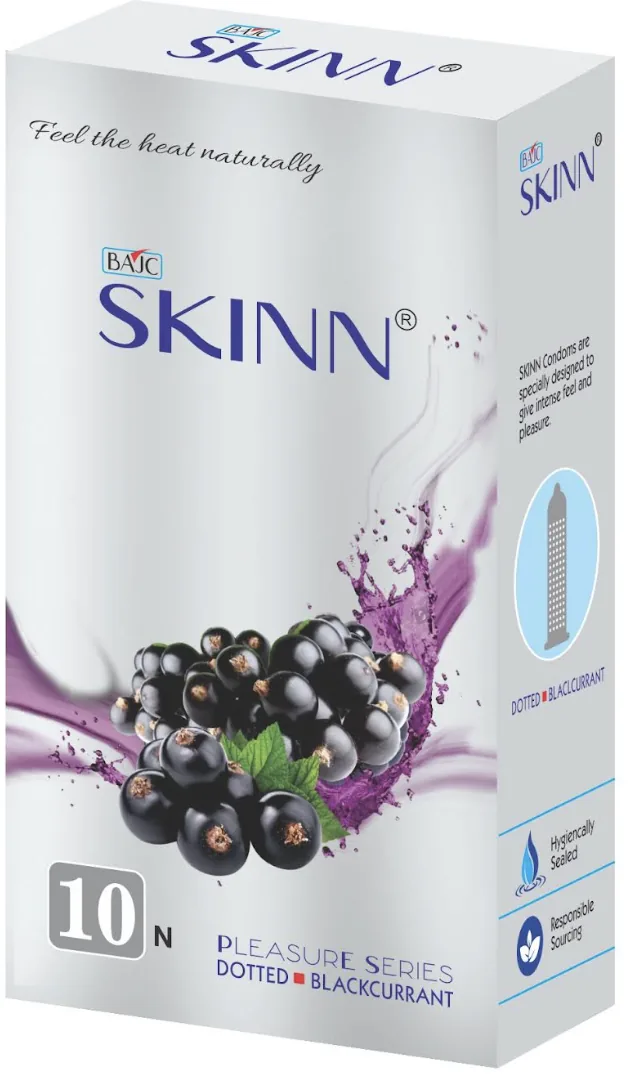 SKINN — Blackcurrant condom retail pack