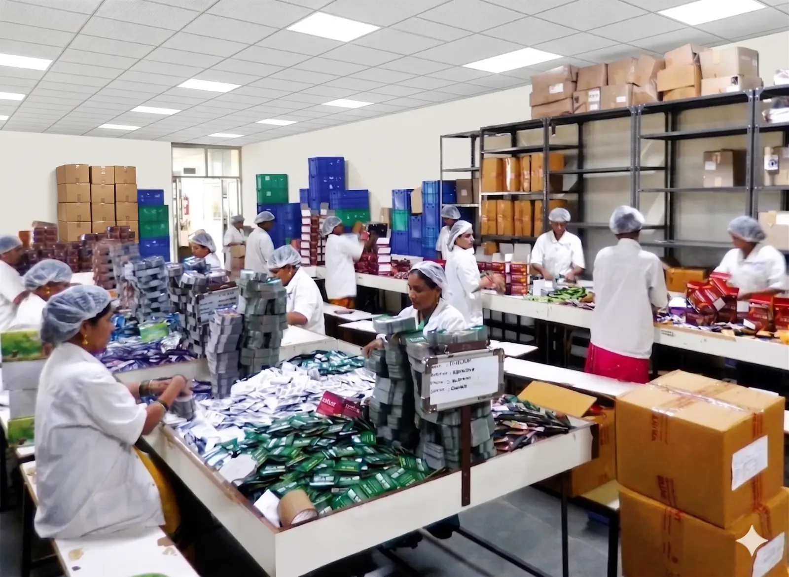 Carton packing & dispatch prep