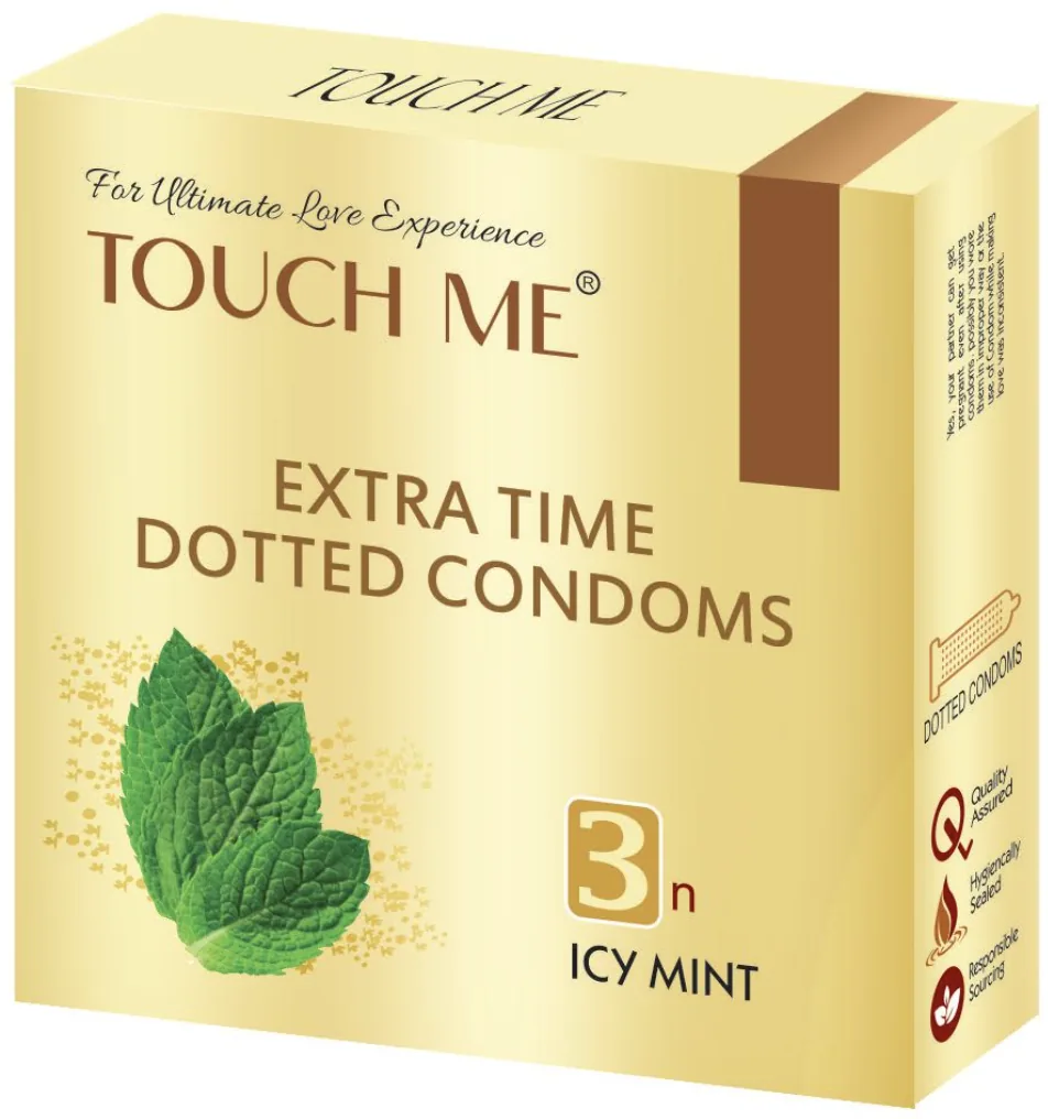 TOUCH ME — Icy Mint condom retail pack